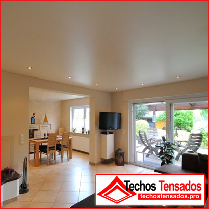 Techos tensados de satén