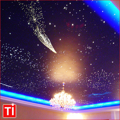 Instalación de techos tensados cielo estrellado